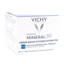 VICHY Mineral 89-Crème boost hydratation Tous types de peau-Pot 50ml