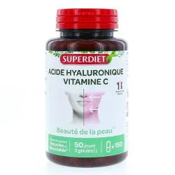 SUPERDIET Acide Hyaluronique Vitamine C x150Gélules