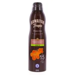 HAWAIIAN TROPIC Brume huile sèche Huile d'argan SPF15 Spray 177ml