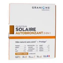 GRANIONS Oligo'sun Solaire autobronzant 2 en 1 x60 gélules