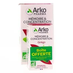 ARKOPHARMA Arkogelules - Ginkgo Bio lot 150 + 45 gélules