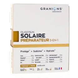 GRANIONS Oligo'sun Solaire Préparateur 3 en 1 x60 gélules