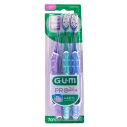 GUM Pro Sensitive Brosse à dents ultra soft x3