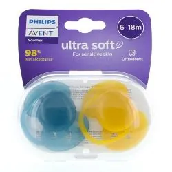 AVENT Ultra Solft - Sucette 6-18 mois