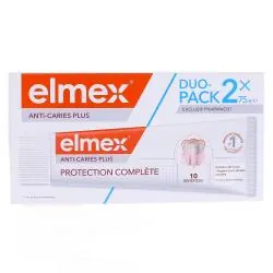 ELMEX Protection complète Anti caries plus - Duo pack 2x75ml