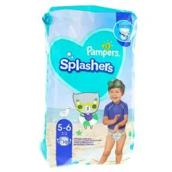 PAMPERS Splashers Couches culottes de bain jetables taille 5-6 (paquet de 10)