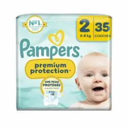 PAMPERS Premium Protection Taille 2 - 4 à 8kg x35 couches