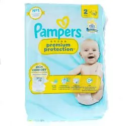 PAMPERS Premium Protection Taille 2 - 4 à 8kg x35 couches