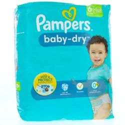 PAMPERS Baby dry 12h Taille 6 x22