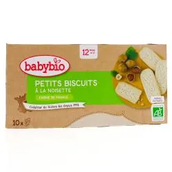 BABYBIO Petits biscuits Noisette +12 mois x10