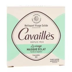 CAVAILLES Nettoyant Visage Solide Masque Eclat 70g
