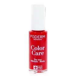 PODERM Color care - Vernis à ongles soin rouge puissant n°363