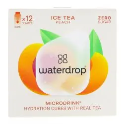 Microdrink BOOST Waterdrop - Saveur Cassis/Sureau - 12 cubes à