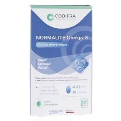 CODIFRA Normalite Oméga-3 30 capsules