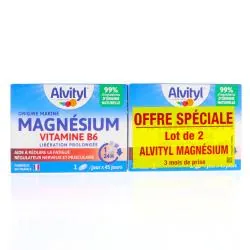 ALVITYL Stress & Sommeil - Magnesium Vitamine B6 Lot de 2