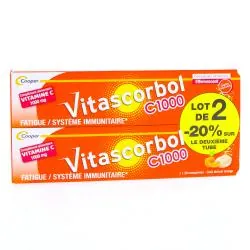VITASCORBOL C1000 vitamine C 1000mg gout abricot orange