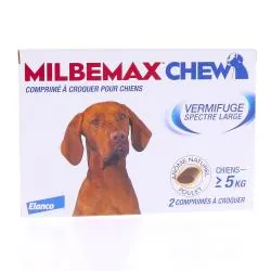 MILBEMAX Chew Chien 2 comprimés > 5kg