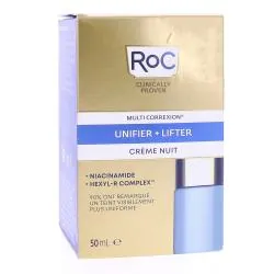 ROC Multi Correxion Unifier + Lifter Crème de nuit 50ml