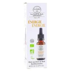 ELIXIRS & CO Les fleurs de bach Energie bio 20ml