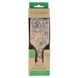 3 CLAVELES Brosse en bois Acquerelli 18cm