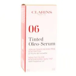 CLARINS Tinted Oleo-Serum - Fond de teint sérum teinté bonne mine & nutrition teinte n°6 foncé