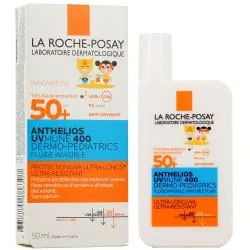 LA ROCHE-POSAY Anthelios UVMUNE 400 Dermo Pediatrics Fluide invisible sans parfum SPF50+ 50ml