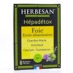 HERBESAN Hépadétox Foie 30 gélules