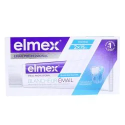 ELMEX Dentifrice Dentifrice blancheur émail 2x75ml