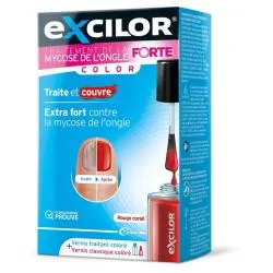 EXCILOR Traitement mycose Forte Color 30ml + Vernis rouge 8ml