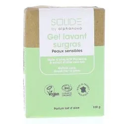 ALPHANOVA Solide - Gel Lavant Surgras Lait d'Aloe Bio 100 g