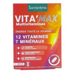 SANTAROME Multivitamines Vita'Max Adultes x30 comprimés
