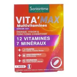 SANTAROME Multivitamines Vita'Max Sénior x30 comprimés