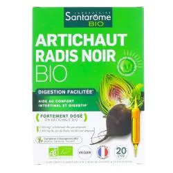 SANTAROME Artichaut Bio Radis Noir Bio x20 ampoules