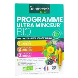 SANTAROME Programme Ultra Minceur Bio x30 ampoules