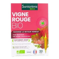 SANTAROME Vigne Rouge Bio x20 ampoules