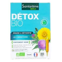 SANTAROME Détox Bio x20 ampoules