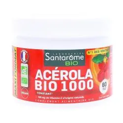 SANTAROME Acérola Bio 1000 60 comprimés