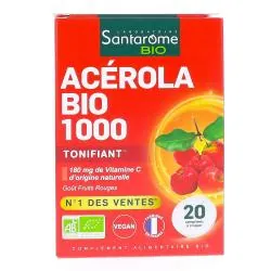 SANTAROME Acérola Bio 1000 20 comprimés