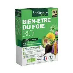 SANTAROME Bien-Être du Foie Bio - Hépatonic x20 ampoules