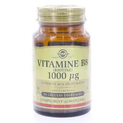 SOLGAR Vitamine B8 (Biotine) 1000 µg x50 Gélules