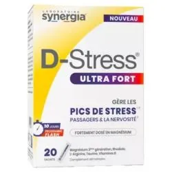 SYNERGIA D-Stress Ultra Fort x20 Sachets