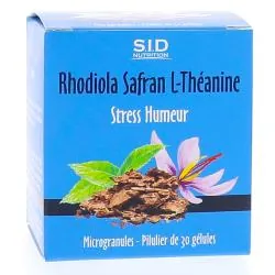 SID NUTRITION Rhodiola Safran L-Théanine 30 gélules