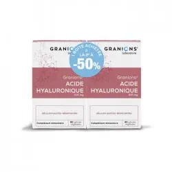 GRANIONS Les essentiels - Acide hyaluronique boite de 60 gélules lot de 2 boîtes de 60 gélules