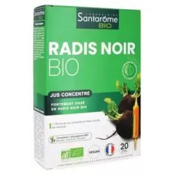 SANTAROME Radis Noir Bio x20 Ampoules