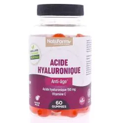NAT&FORM Acide Hyaluronique Anti-âge x60 Gummies