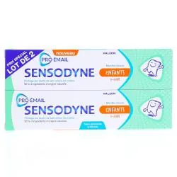 SENSODYNE Pro-émail Dentifrice Enfant 0-6 ans 2 x 50ml