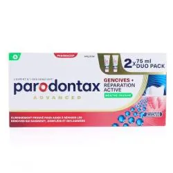 PARODONTAX Dentifrice Réparation Active Gencives lot de 2 tubes 75ml