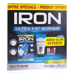 ERIC FAVRE Iron fat burner x120 comprimés + gel abdo Slim 150 ml offert