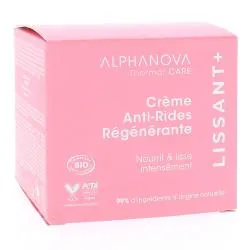 ALPHANOVA Thermal Care - Crème anti-rides régénérante lissant+ bio 50ml