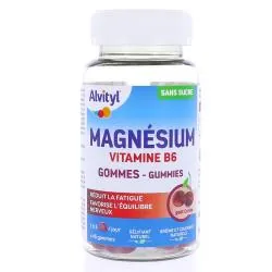 ALVITYL Magnésium Vitamine B6 goût cerise x45 gummies